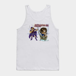 Minnesota Vikings Fans - Kings of the North vs Stinky Kitties Tank Top